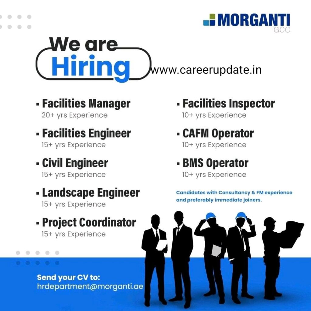 MORGANTI GCC HIRING STAFFS IN GCC - Career Update