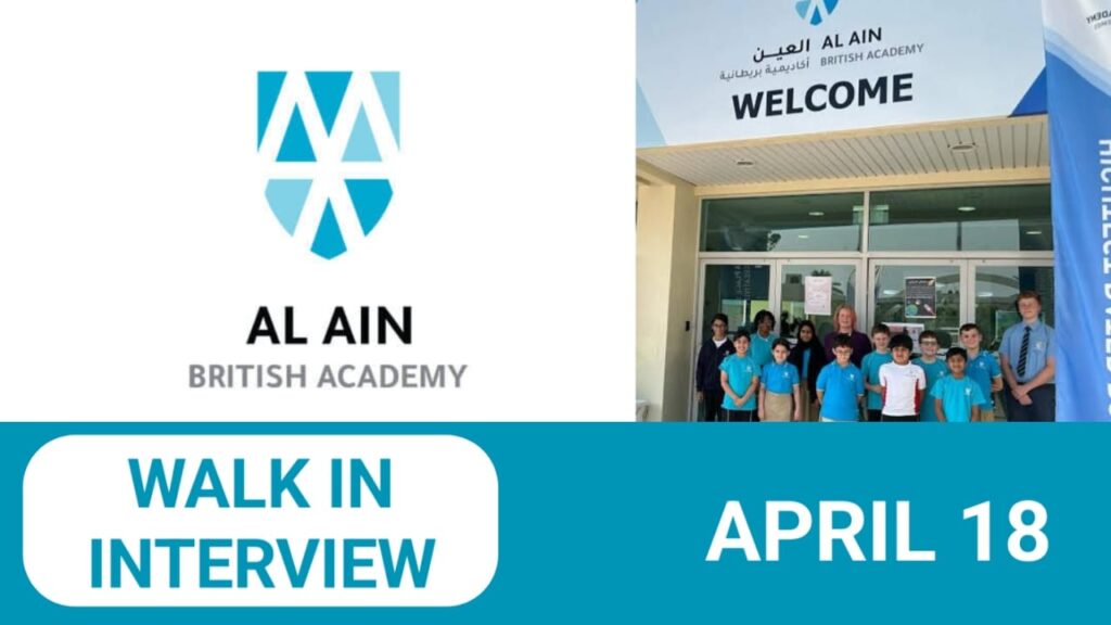 Al Ain British Academy company has some new vacancies| Latest vacancies in UAE 2024