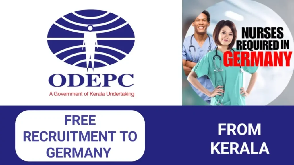 ODEPC Kerala announced Nursing vacancies for Germanyor Germany