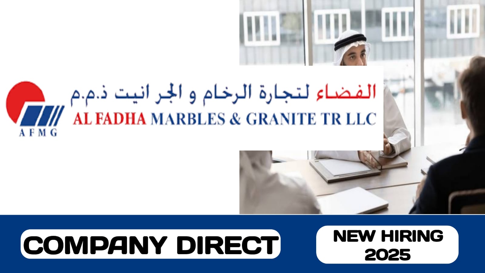 Alfadha Marbles & Granite TR L.L.C company have some new vacancies| These vacancies in 2025 in UAE