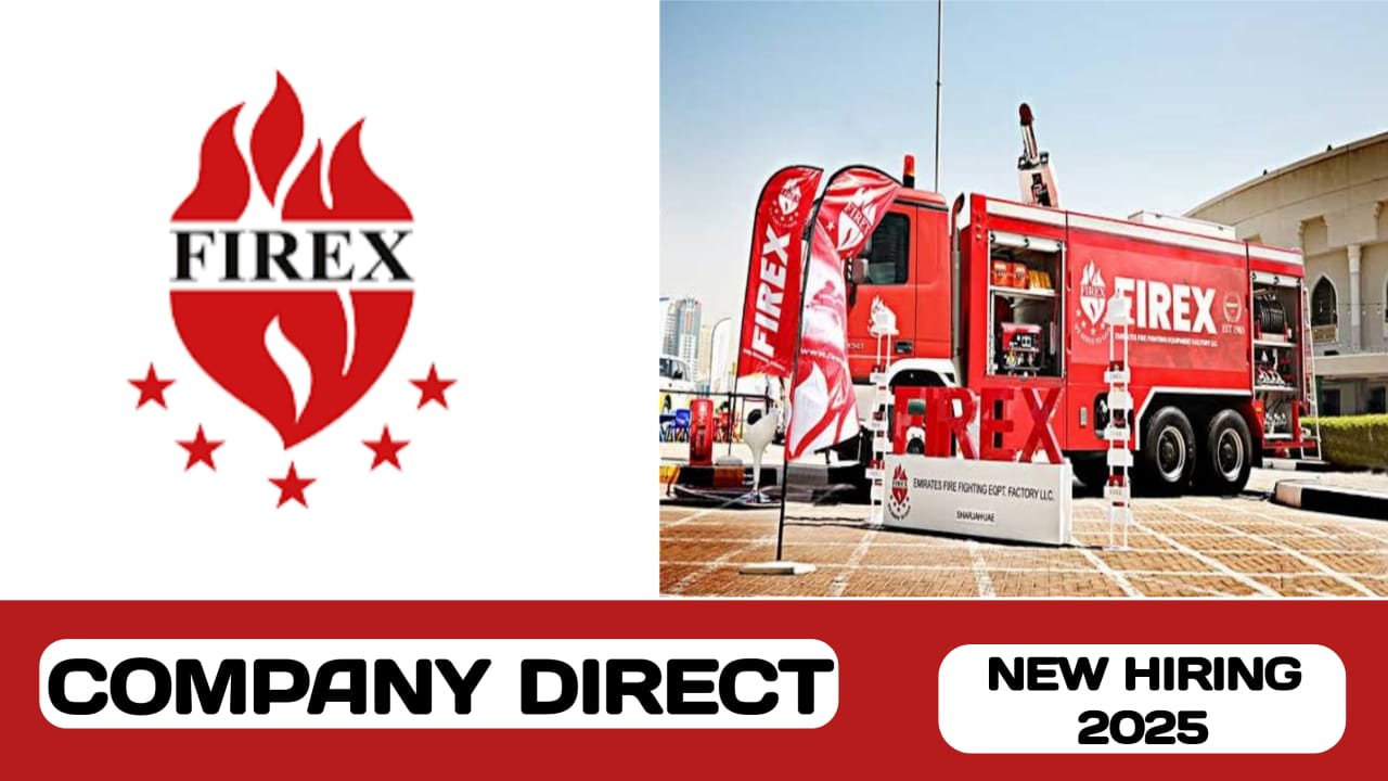 Emirates fire fighting equipment factory L. L. C (FIREX) have new vacancies in UAE | new job hiring in UAE - 2025